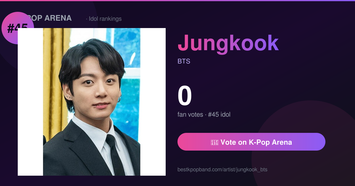 Jungkook vs Lisa Vote 2026: Who's More Popular? | K-Pop Arena