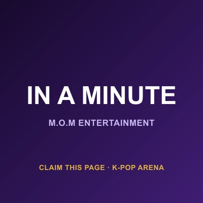 IN A MINUTE