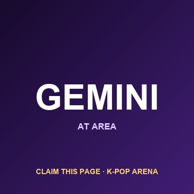 GEMINI official photo