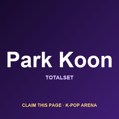 Park Koon official photo
