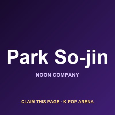 Park So-jin