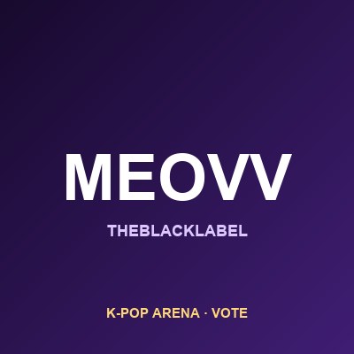 MEOVV official photo